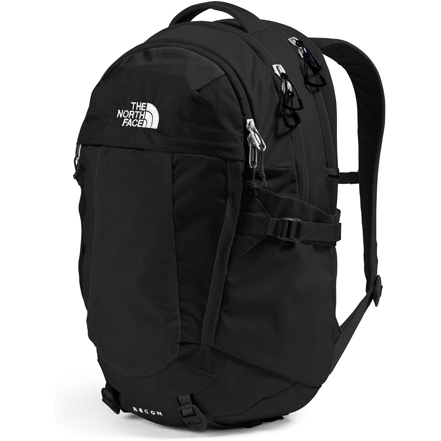 The North Face Women'S Recon Everyday Laptop Backpack - Commuter Travel Bag, 18" Laptop Sleeve, Water-Repellent, Tnf Black/Tnf Black-Npf, One Size
