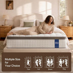 12 Inch Full Size Mattress Hybrid Full Mattress In A Box, Memory Foam Mattress With Pocket Springs, Medium Firm, Pressure Relief & Motion Isolation, Certipur Us Certified Mattress
