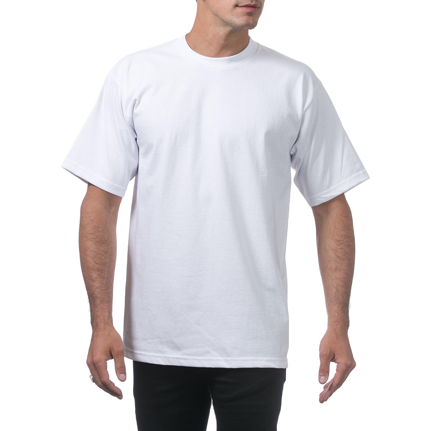 Pro Club Men'S 3-Pack Heavyweight Cotton Short Sleeve Crew Neck T-Shirt