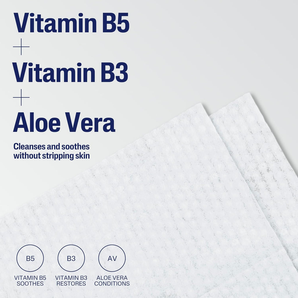 Cetaphil Face And Body Wipes, Gentle Skin Cleansing Cloths, 50 Count, Twin Pack, For Dry, Sensitive Skin, Flip Top Closure, Great For The Gym, Travel, In The Car, Hypoallergenic, Fragrance Free