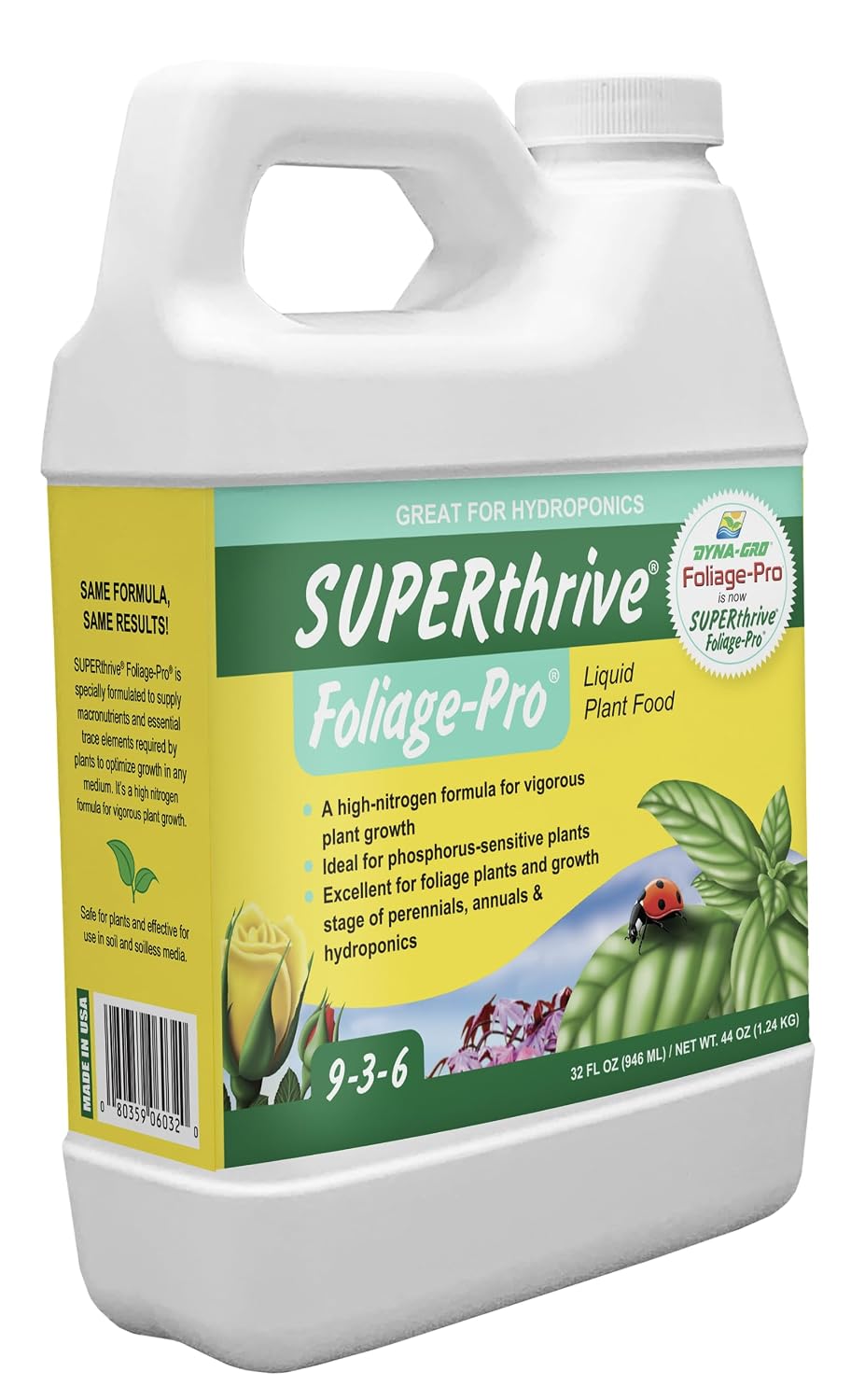 32 Oz. 9-3-6 Plant Food,