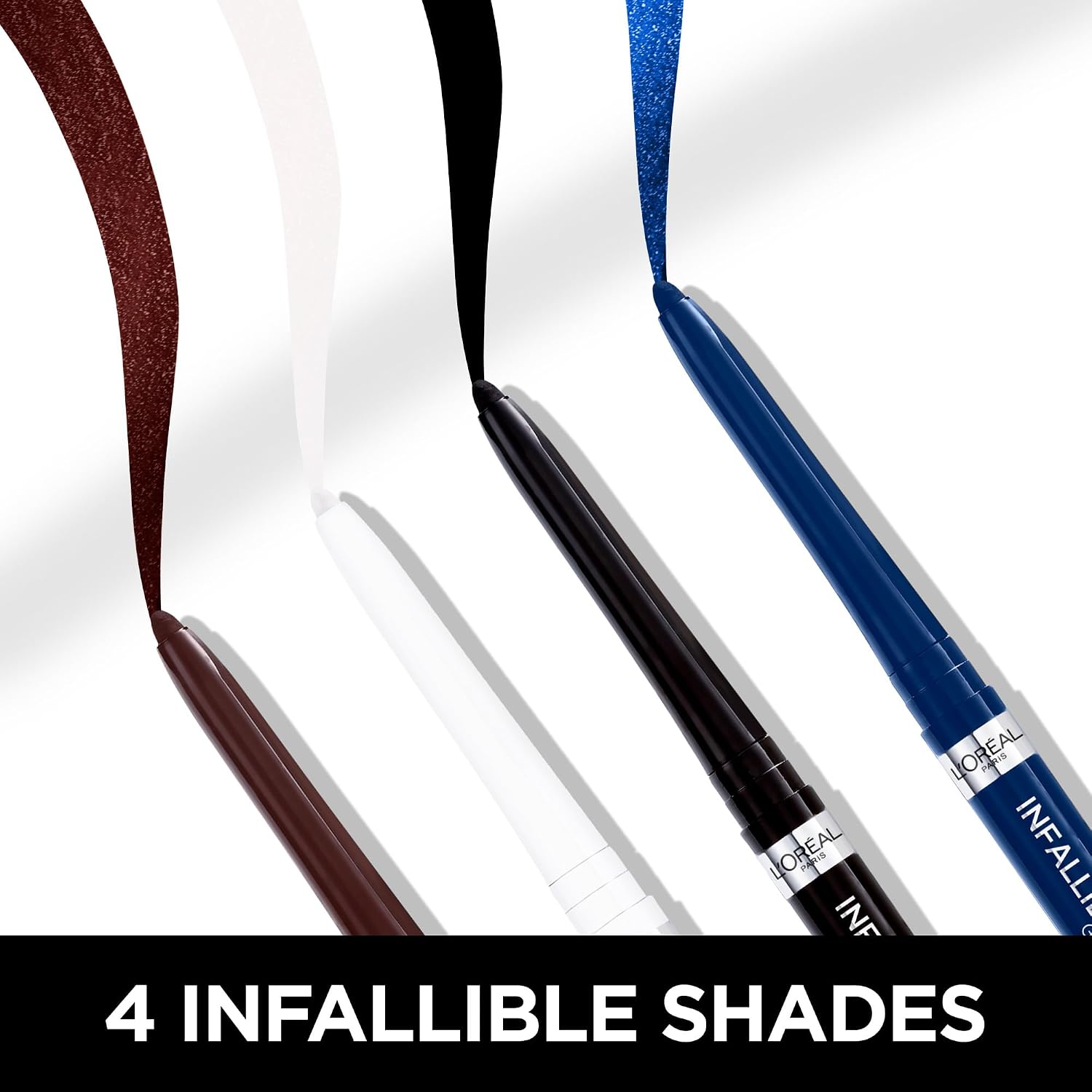 L'Oreal Paris Infallible Grip Mechanical Gel Eyeliner Pencil, Smudge-Resistant, Waterproof Eye Makeup With Up To 36Hr Wear, Brown Denim, 0.01 Oz