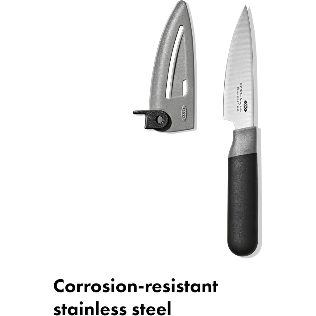 Oxo Good Grips 3.5 In Paring Knife With Locking Sheath