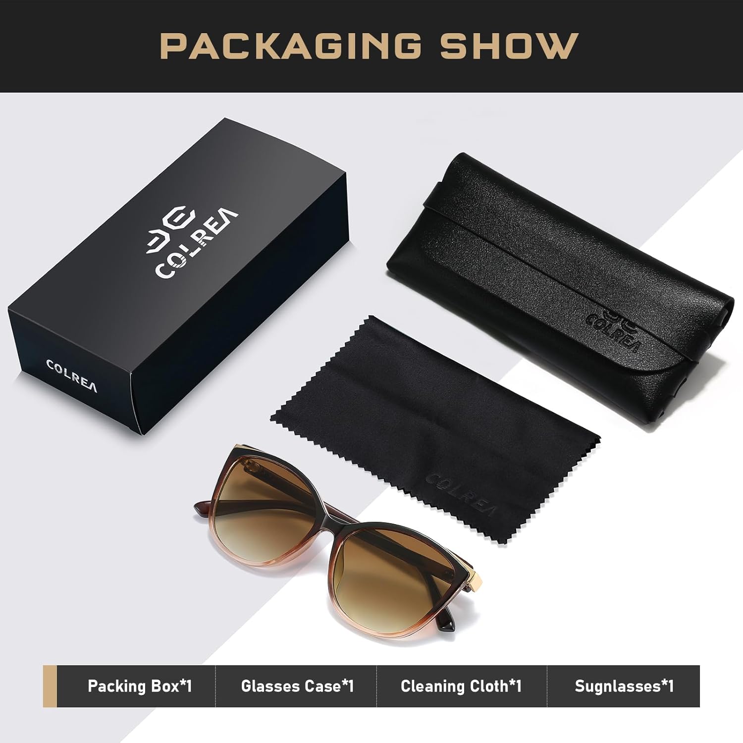 Trendy Cat Eye Sunglasses for Women Fashion Cateye UV400 Protection Glasses CL22017