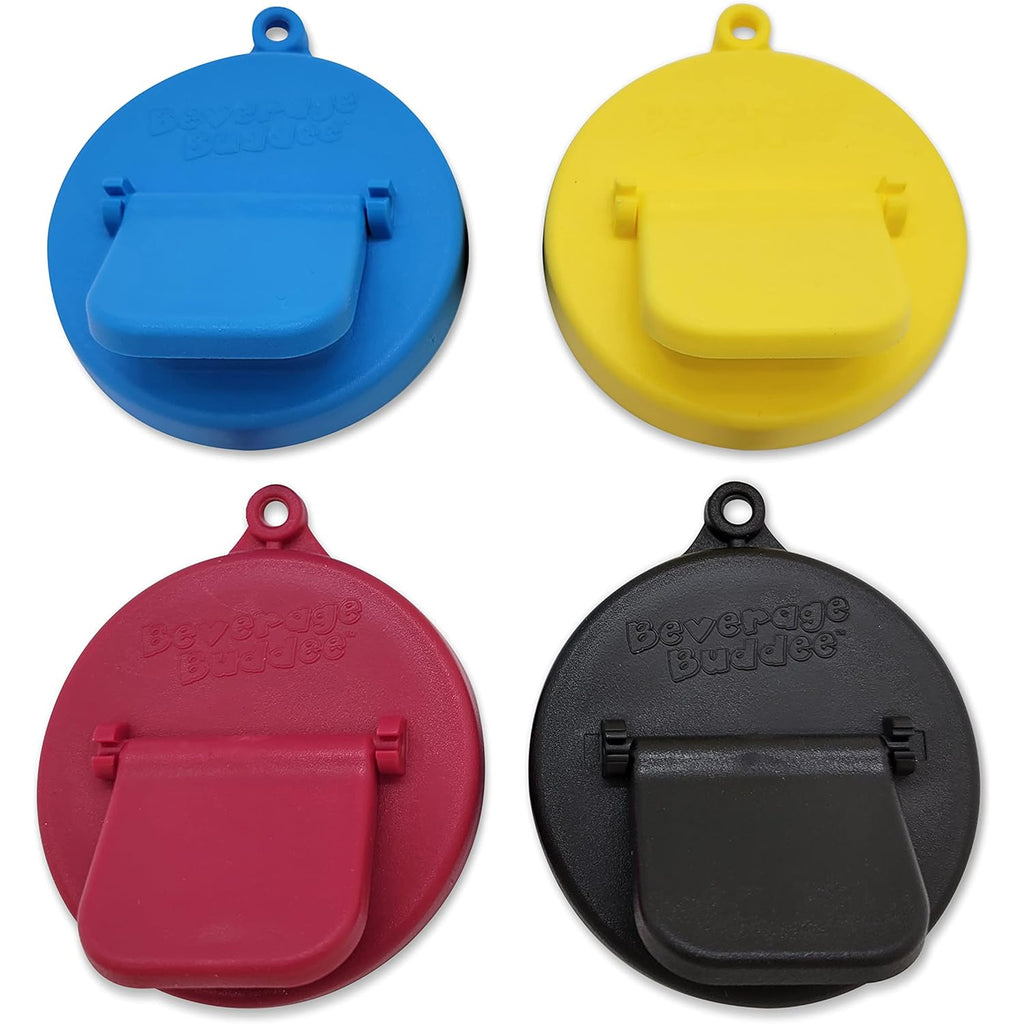 Can Cover - Best Can Cover For Standard Size Soda/Beer/Energy Drink Cans - Made In The USA - BPA-PCB Free - 4 pack (Asst Colors)