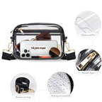 Clear Bag Stadium Approved, Clear Crossbody Bag Purses For Women For Concert, Sports, Festivals