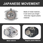 Bisley Women Watch Stainless Steel Bracelet with Magnetic Clasp Arabic Numbers Easy to Read Watch