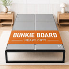 Meliusly Heavy Duty Bunkie Board King Size (76x80) - Non-Slip Breathable Bed Support Board for Slatted Bed Frame, Anti-Sag Under Bed Support, Noise Minimizing Moisture Resistant Bed Board