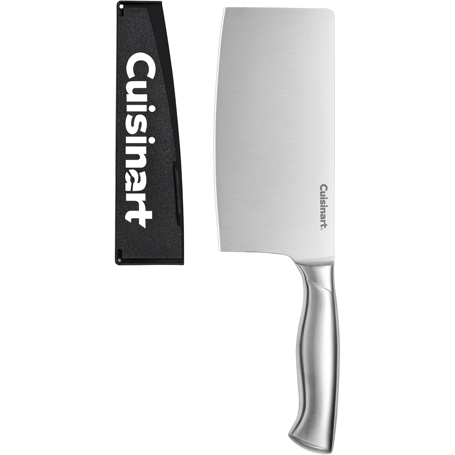 Cuisinart 7" Stainless Steel Cleaver With Blade Guard