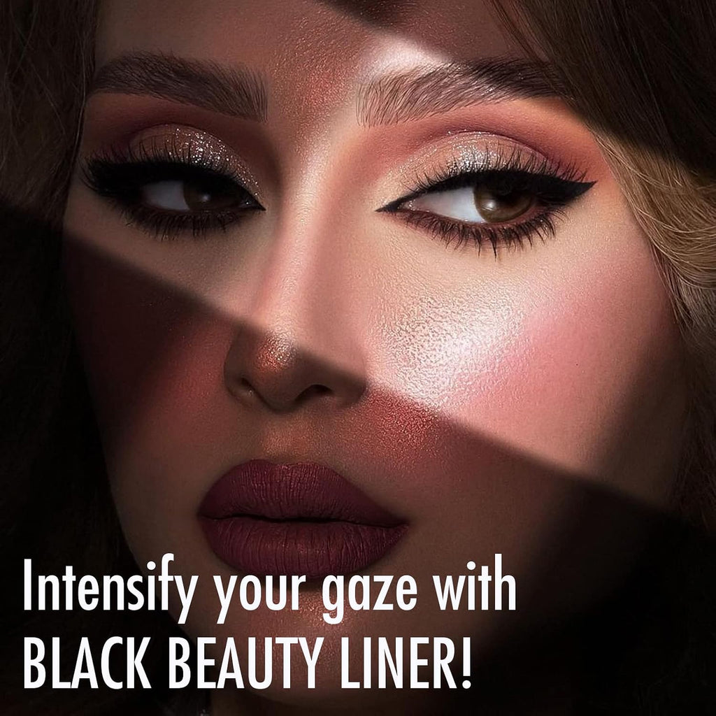 Bepholan Black Gel Eyeliner Pencil, Waterproof Smudge Proof Eyeliner Long-Lasting Matte Eye Liner Retractable With Built-In Sharpener For Waterline & Daily Makeup (Black)