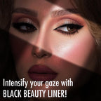 Bepholan Black Gel Eyeliner Pencil, Waterproof Smudge Proof Eyeliner Long-Lasting Matte Eye Liner Retractable With Built-In Sharpener For Waterline & Daily Makeup (Black)