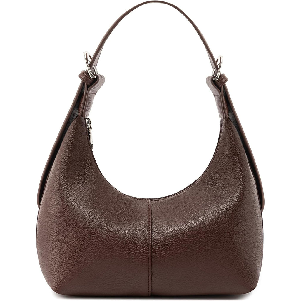 Hobo Bags For Women Soft Vegan Leather Crescent Shoulder Handbag Slouchy Tote Crossbody Purses