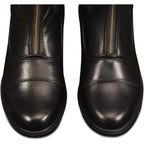 Ovation Women'S Lightweight Stylish Equestrian Horse Riding Ankle Length Synthetic Vega Leather Quantum Zip Paddock Boots