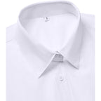 Siliteelon Button Down Shirts For Women Short Sleeve Cotton Dress Shirt Collared Wrinkle Free Work Business Office Blouse