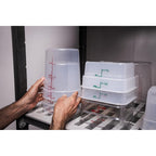 Cambro Food Storage Containers With Lids (Bpa-Free) - 4 Quart - Food Grade Buckets With Lids (2 Pack) - For Dough Proofing And Brining (Translucent)