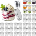 4Oz Small Glass Jars With Lids (Silver),Mini Mason Jars,Set Of 40 | Small Mason Jars,Ideal For Honey,Jam,Wedding Favor,Diy Magnetic Mini Spice Jars For Kitchen,Home Set Of 40