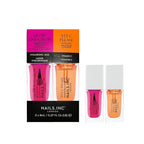 Nails Inc Mini Nail Treatment Duo, Glow & Grow Nail Growth Treatment, Vitamin C Nourishing Cuticle Oil, Strong Nails, Smooth Nails, Promote Nail Health, Ultra Glossy, Cruelty Free, Vegan, 2 Piece Set