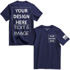 Custom Shirts For Men, Custom Shirt Unisex Fit Mens & Womens, Customized Tshirt Design Your Own Black