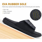 Oncai Mens Sandals Adjustable Straps Orthotic Plantar Fasciitis Open Toe Athletic Sport Slides With Soft Comfy Arch Support Footbed Size 7.5-15