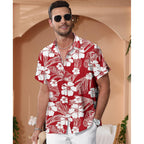 Kyku Hawaiian Shirt For Men: Beach Vacation Summer Short Sleeve Button Down Mens Shirts Casual Stylish