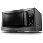 Toshiba Ml-Em45P(Bs) Countertop Microwave Oven With Smart Sensor And 13.6" Removable Position Memory Turntable, Sound On/Off Function, 1200W, 1.6 Cu.Ft, Black Stainless Steel
