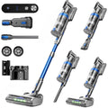 Cordless Vacuum Cleaner, 50Kpa 60Mins Self-Standing Stick Vacuum Cordless With Anti-Tangle Brush,Touch Screen,Lightweight & Portable,Vacuum Cleaners For Home,Pet Hair,Carpet, Hard Floor Blue