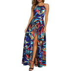 Kilig Women'S Summer Floral Beach Flowy Split Maxi Long Dresses