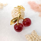 Cherry Keychain Bag Purse Charms Cute key chain accessories Car keyrings Handbag gifts for women Valentines Day Gifts
