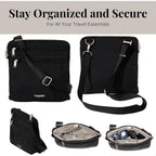 Baggallini Securtex Anti-Theft Large Crossbody