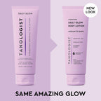Tanologist Hydrating Daily Glow Body Lotion- Medium/Dark, Buildable & Transfer-Proof Gradual Self Tanner, Summer Fragrance, Natural Not Orange, Lasts 7 Days, Vegan Clean Formula, 8.45 fl oz