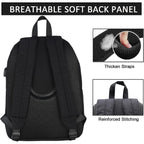 Casual Laptop Backpack For Men And Women, Work Backpack, Black Backpacks, College School Backpack For Boys And Girls, Lightweight Travel Back Pack(Black)