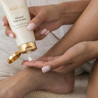 AHAVA Dead Sea Water Mineral Foot Cream - Nourishes & Hydrates Dry Soles, Prevents Cracks & Irritations, with Witch Hazel Leaf, Osmoter blend, Jojoba, Avocado, Sweet Almond & Wheat Germ Oil