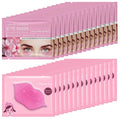 30Pcs Lip Mask Under Eye Masks Patches, Crystal Collagen Hydrating Moisturizing Smoothing Lips Care Gel Pads For Puffy Eyes Bags,Dark Circles,Puffiness,Fine Lines,Wrinkles,Anti-Aging Sakura
