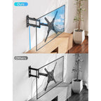 Mountup Full Motion Tv Wall Mount For Most 26-60 Inch Tvs, Max Vesa 400X400Mm Wall Mount Tv Bracket With Swivel Tilting Extension Level Adjustment For Led Lcd Flat Curved Tvs Up To 77 Lbs, Mu0018