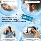 Caffeine Eye Cream For Dark Circles: Under Eye Cream Morning Skincare - Daily Eye Serum For Eyelids Puffiness (Formula Upgraded)