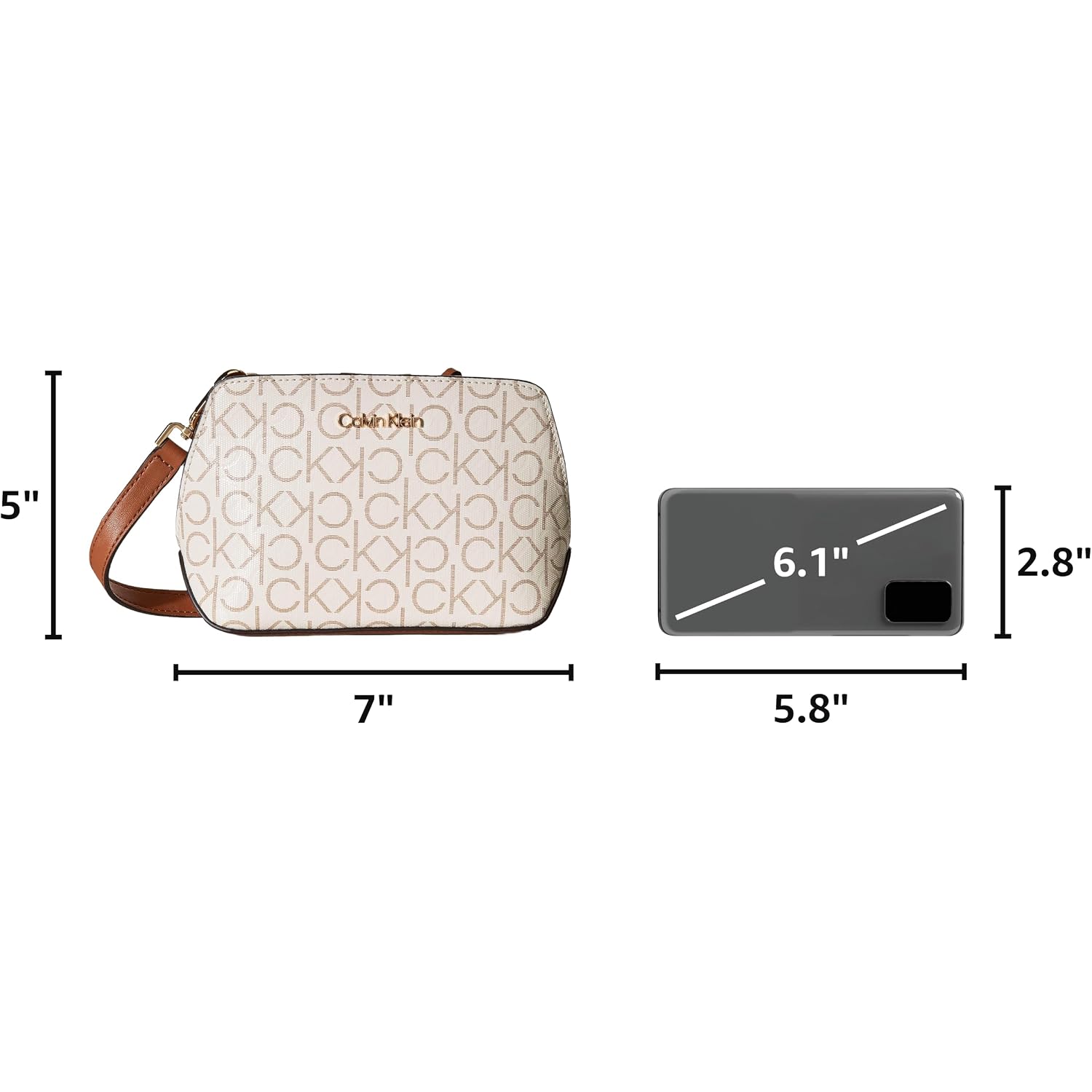 Calvin Klein Women'S Lucy Triple Compartment Crossbody