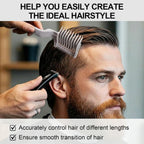 4-In-1 Detachable Detachable Blend Friend Fade Comb, White Barber Haircut Tool For Hair Cutting