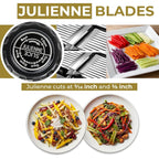 Gramercy Adjustable Mandoline Food Slicer, Mandoline Slicer For Kitchen, Mandolin, Potato, Tomato, Carrot, Vegetable, Fruit And Onion Cutter - Stainless Steel - Including 1 Pair Cut-Resistant Gloves