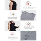 Oygsieg 6 Pack Men'S Quick Dry Workout Tank Tops Breathable Gym Sleeveless Muscle Shirts For Active Men