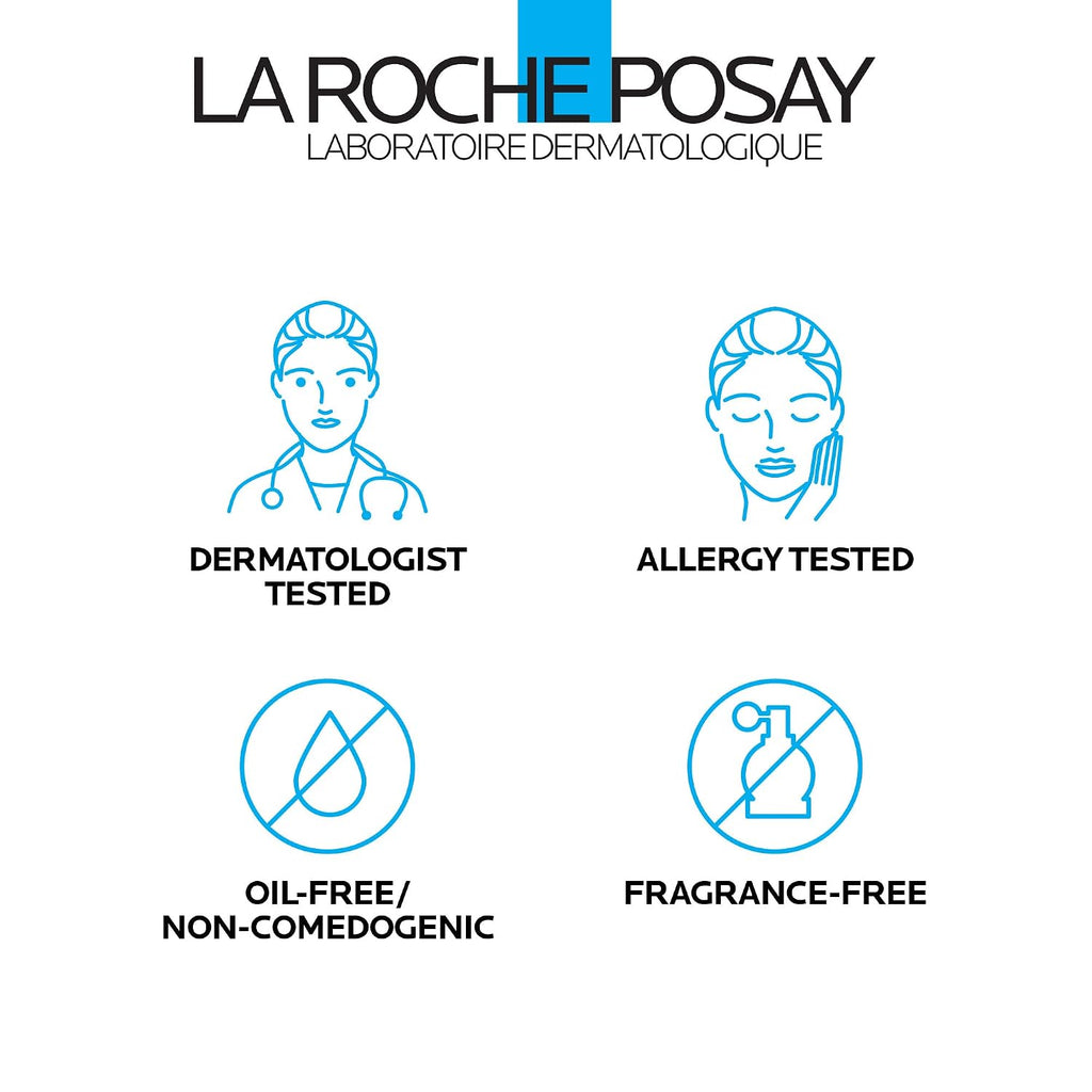 La Roche-Posay Effaclar Clarifying Solution Acne Toner With Salicylic Acid And Glycolic Acid, Pore Refining Oily Skin Toner, Gentle Exfoliant To Unclog Pores And Remove Dead Skin Cells