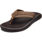 Olukai Hokua Men'S Beach Sandals, Quick-Dry Flip-Flop Slides, Water Resistant & Wet Grip Rubber Soles, Compression Molded Footbed & Soft Comfort Fit