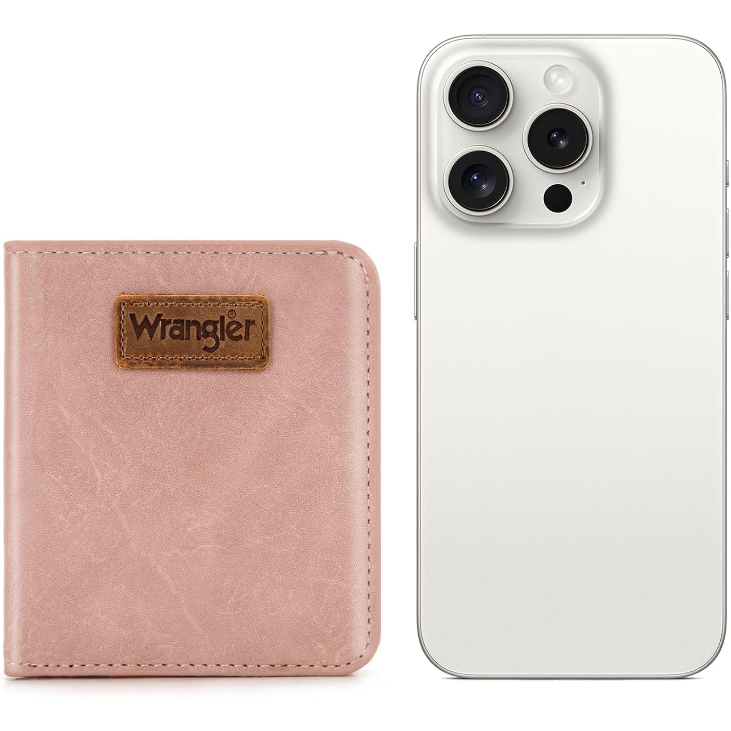 Montana West X Wrangler Womens Wallet Small Pink Mini Wallet Card Cases Money Organizer for Female Ladies with Rfid Lining and A Coin Purse
