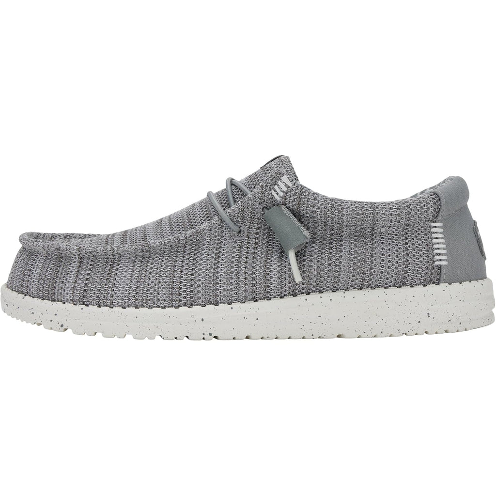Heydude Men’S Wally Stretch Sox Slip-On Loafer, Lightweight, Breathable, With Flex & Fold Outsole