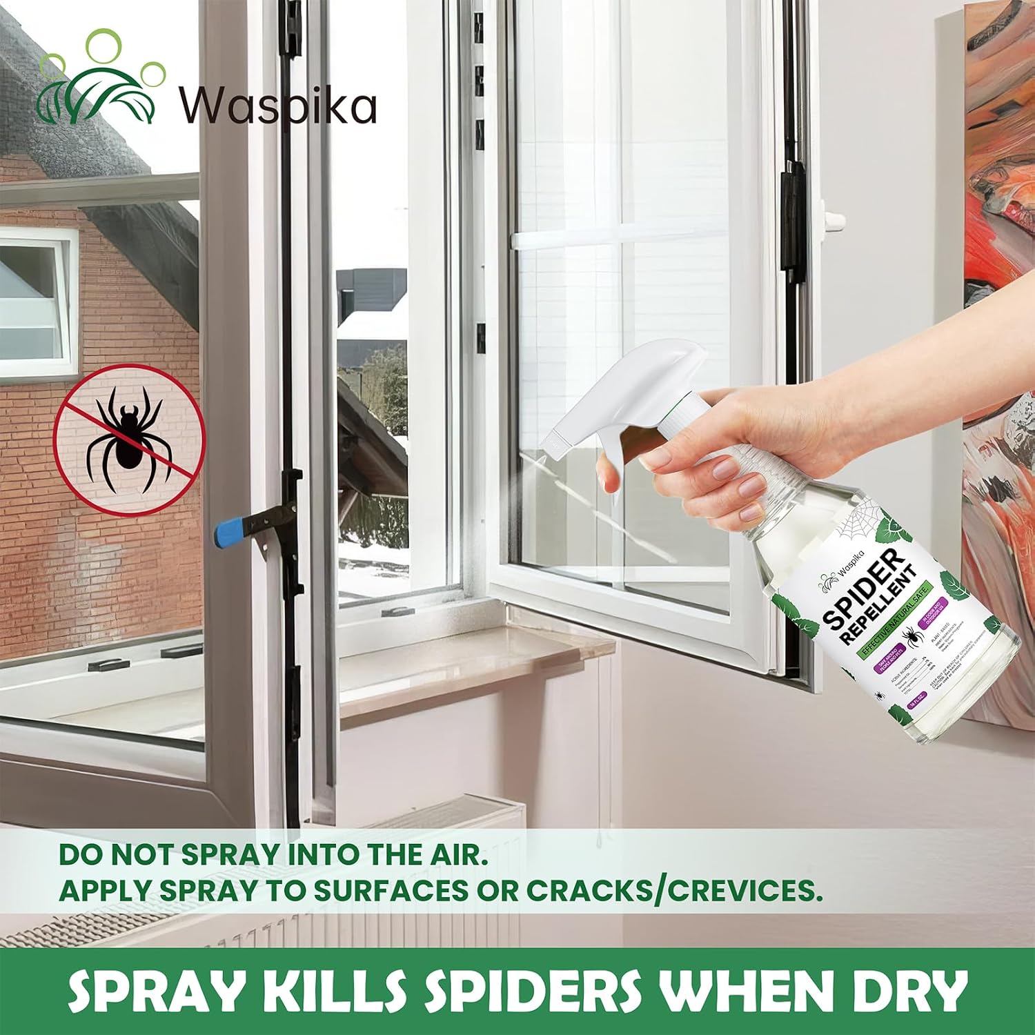 Peppermint Oil Insect And Spider Repellent Spray, Repels And Kills Ants And Bugs, Extra Strength Natural Plant Based Pest Control For Home, Kitchen And Garden, Safe For Family And Pets, 16 Oz