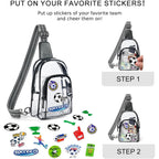 Clear Bag For Stadium Events, Clear Purse For Women Stadium Crossbody Bag, Transparent Bag For Concerts Sports
