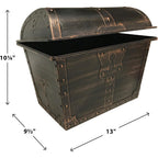 Teacher Created Resources Large Plastic Treasure Chest Classroom Rewards Pirate Party Goody Box (Tcr8759) (Pack Of 1)