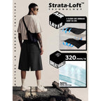 Mens Baggy Sweat Shorts Wide Leg Long Below Knee Oversized Gym Y2K Athletic Casual Loose Shorts Pocket Drawstring