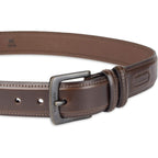 Columbia Men'S Leather Casual Belt Tan & Brown Classic Style For Everyday Wear