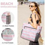 G4Free Beach Bag, Waterproof Sandproof Beach Tote Bag, Large Capacity Foldable For Women