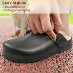 Bigant Women Clogs Slip-On Nursing Garden Shoes Unisex-Cushioned Footbed | Lightweight Mules | Arch Support |Slip-Resistant Sandals